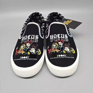Disney Hocus Pocus Sanderson Sneakers Low Top Slip-on Shoes New Women's Size 7.5
